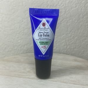 $5 🌙 Jack Black Intense Therapy Lip Balm SPF 25‎ Natural Mint NEW